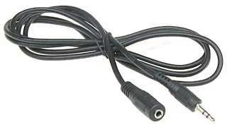 Kabel 3.5mm M - 3.5mm F laidas, 1.5m