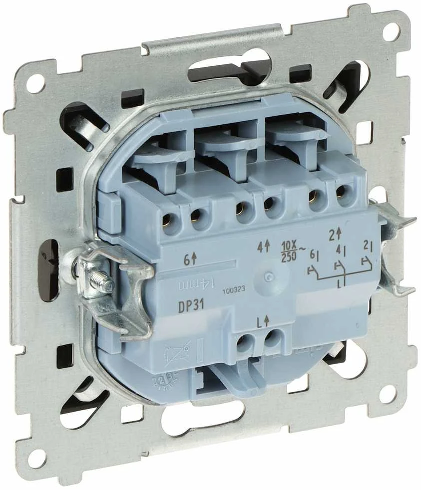 Kontak Simon TRIGUBAS MYGTUKINYS DP31.01/49-SIMON54 250 V 10 A