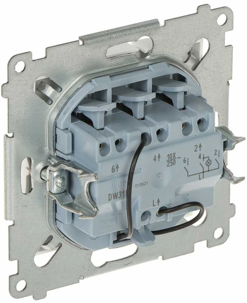 Kontak Simon TRIPLE SWITCH WITH BACKLIGHT DW31L.01/11-SIMON54 250 V 10 A