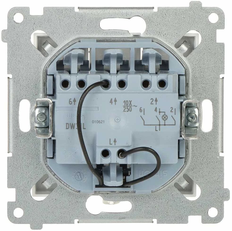 Kontak Simon TRIPLE SWITCH WITH BACKLIGHT DW31L.01/11-SIMON54 250 V 10 A