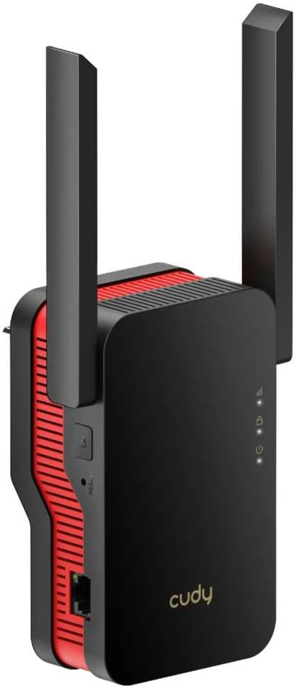 Wi-Fi Stiprintuvas - Cudy RE3000 2400-5000 MHz 574/2402 Mbit/s Raudonas/Juodas