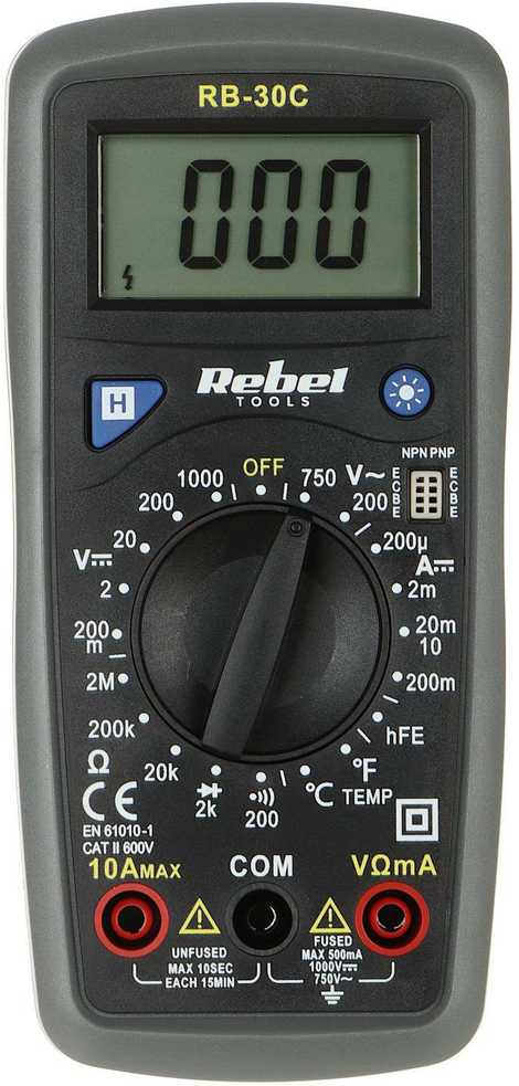 Universalus multimetras Rebel RB-30C