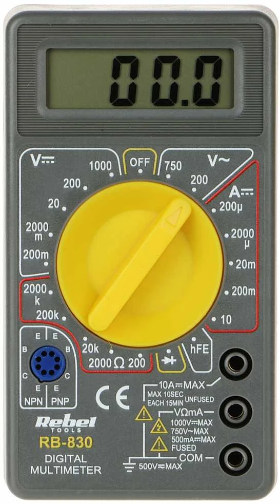 UNIVERSALUS MATAVIMO PRIETAISAS RB-830 REBEL Tools
