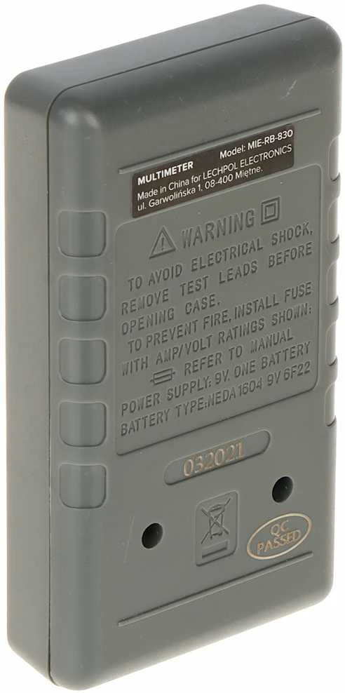 UNIVERSALUS MATAVIMO PRIETAISAS RB-830 REBEL Tools