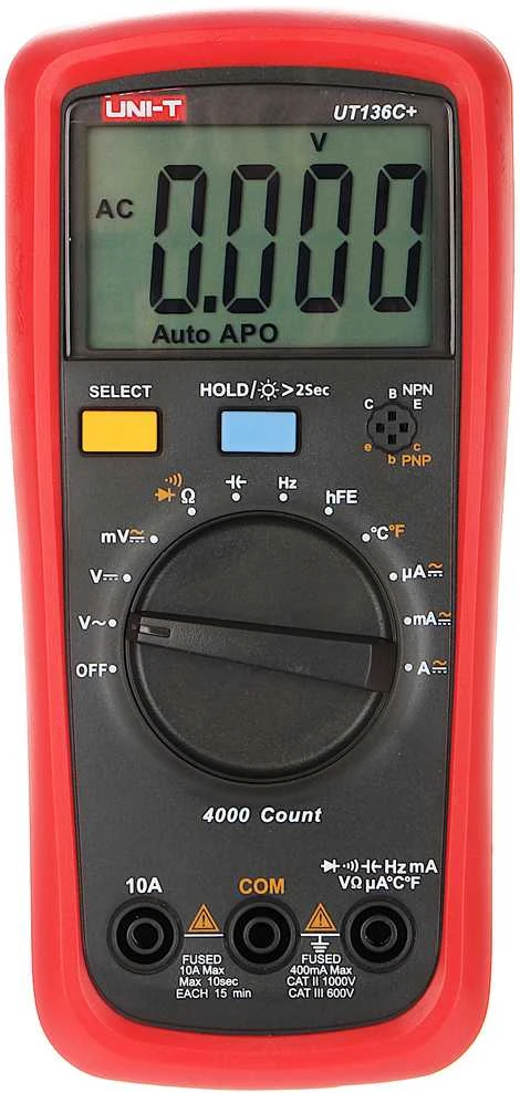 UNIVERSALUS MATAVIMO PRIETAISAS UT-136C+ UNI-T