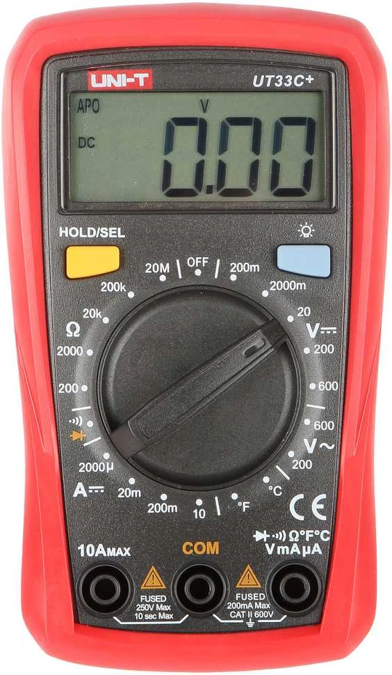 UNIVERSALUS MATAVIMO PRIETAISAS UT-33C+ UNI-T