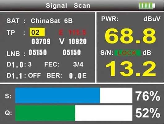 UNIVERSALUS MATUOKLIS STC-23 DVB-T/T2 DVB-S/S2 DVB-C Spacetronik