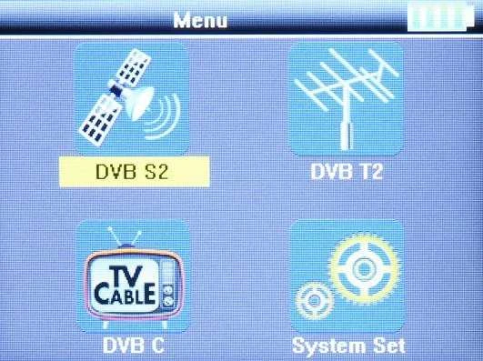UNIVERSALUS MATUOKLIS STC-23 DVB-T/T2 DVB-S/S2 DVB-C Spacetronik