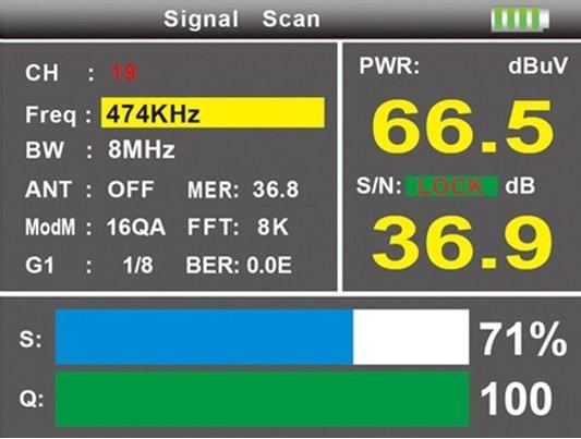 UNIVERSALUS MATUOKLIS STC-23 DVB-T/T2 DVB-S/S2 DVB-C Spacetronik