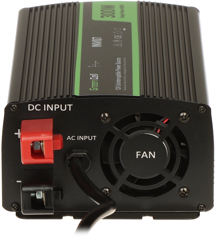 Green Cell Žalias Cell Inverteris 12V/230V 300W/600W sinusinė išėjimo įtampa Žalias Cell su UPS funkcija
