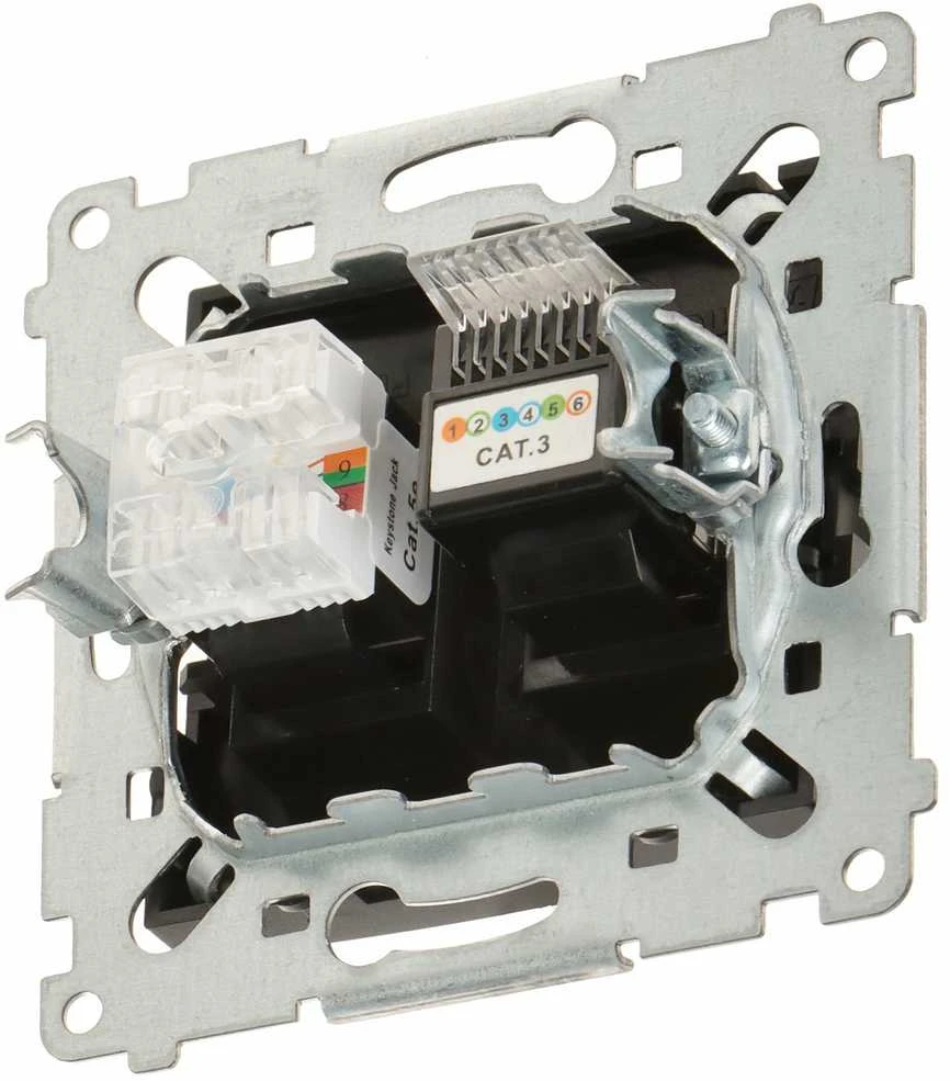 Kontak Simon UŽBAIGIMO LIZDUKAS RJ-45 + RJ-12 D5T.01/49-SIMON54