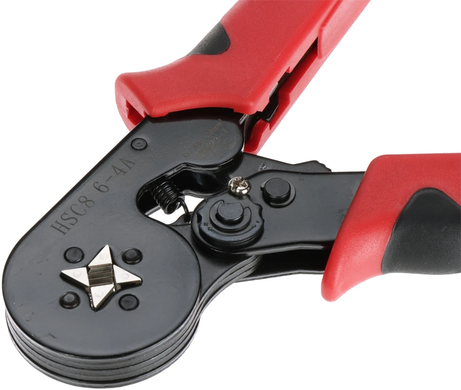 Hogert Technik UŽSPAUDIMO ĮRANKIS + KABELIŲ ĮVORIŲ RINKINYS HT-HSC8 DELTA TOOLS