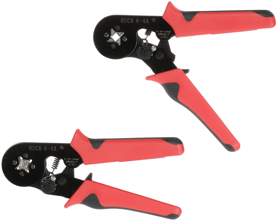 Hogert Technik UŽSPAUDIMO ĮRANKIS + KABELIŲ ĮVORIŲ RINKINYS HT-HSC8 DELTA TOOLS