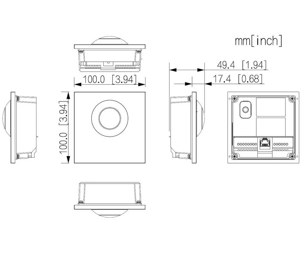 VAIZDASPYNĖ VTO4201F-P1 DAHUA