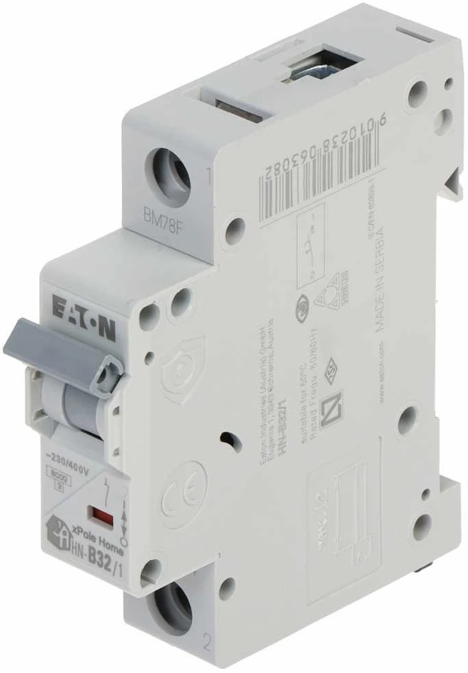 VAROMASIS JUNGIKLIS HN-B32/1 VIENFAZIS 32 A B TIPAS EATON