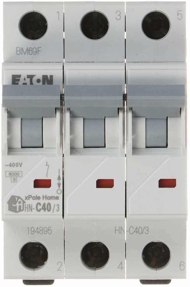 VAROMASIS JUNGIKLIS HN-C40/3 TRIFAZIS 40 A C TIPAS EATON