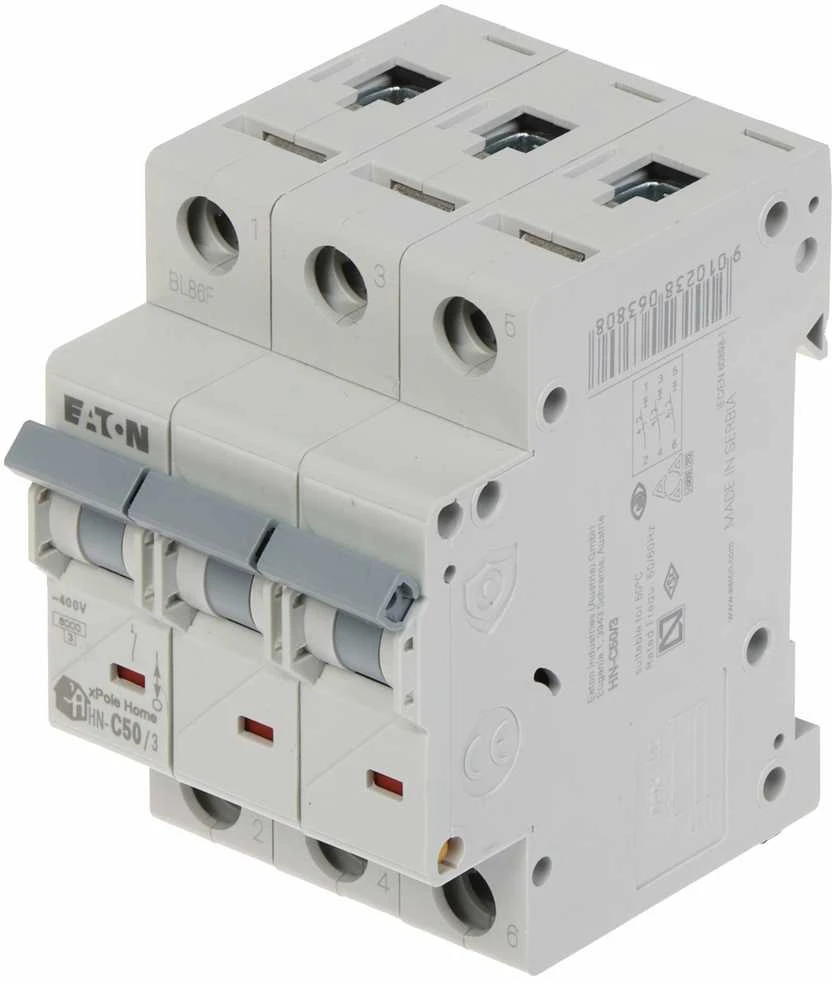 VAROMASIS JUNGIKLIS HN-C50/3 TRIFAZIS 50 A C TIPAS EATON