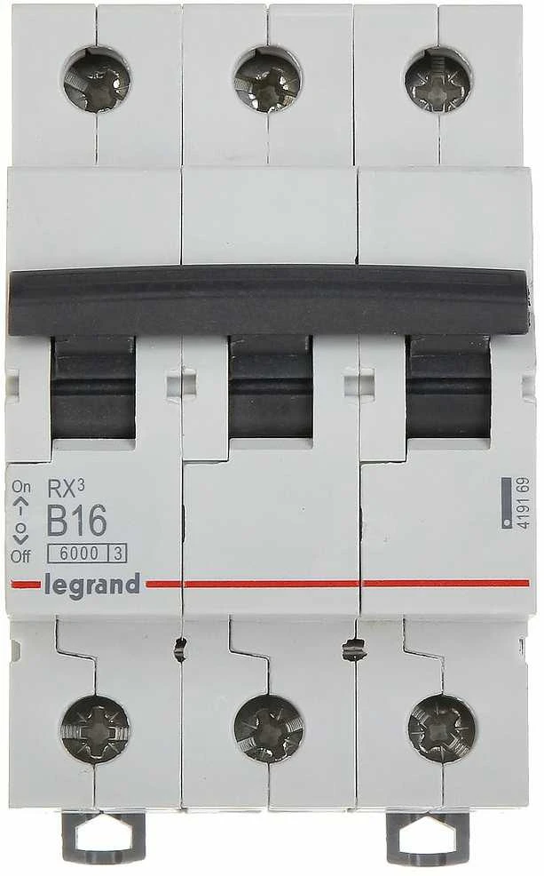 VAROMASIS JUNGIKLIS LE-419169 TRIFAZIS 16 A B TIPAS LEGRAND