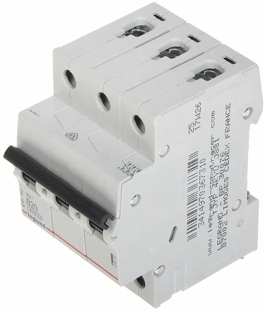 VAROMASIS JUNGIKLIS LE-419170 TRIFAZIS 20 A B TIPAS LEGRAND