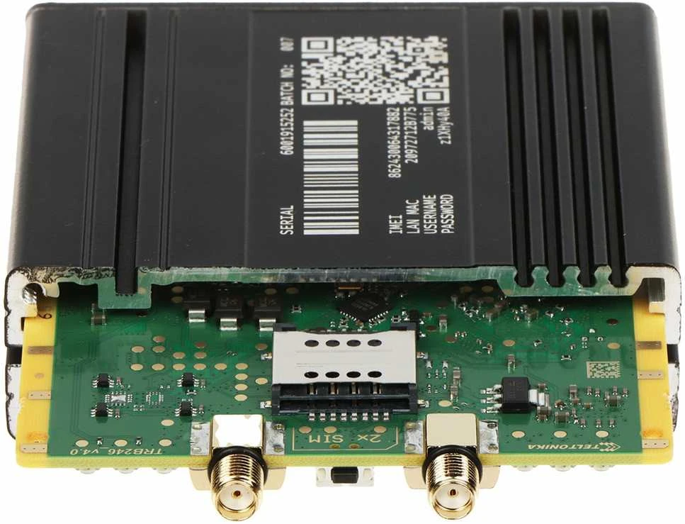 Maršrutizatorius Teltonika LTE Cat 4 Gateway | TRB246 | 10/100 Mbit/s | Ethernet LAN (RJ-45) jungtys 1 | Tinklelio atramos Nr. | MU-MiMO Nr. | 2G/3G/4G