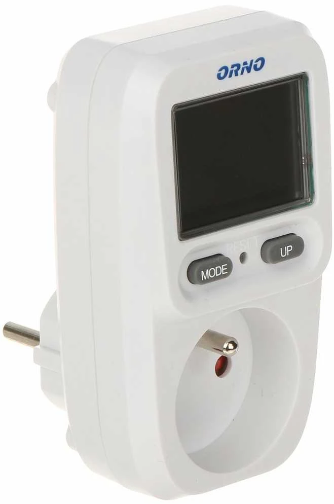VATMETRAS, ENERGIJOS SU LCD EKRANU SKAIČIUOKLĖ OR-WAT-419 ORNO