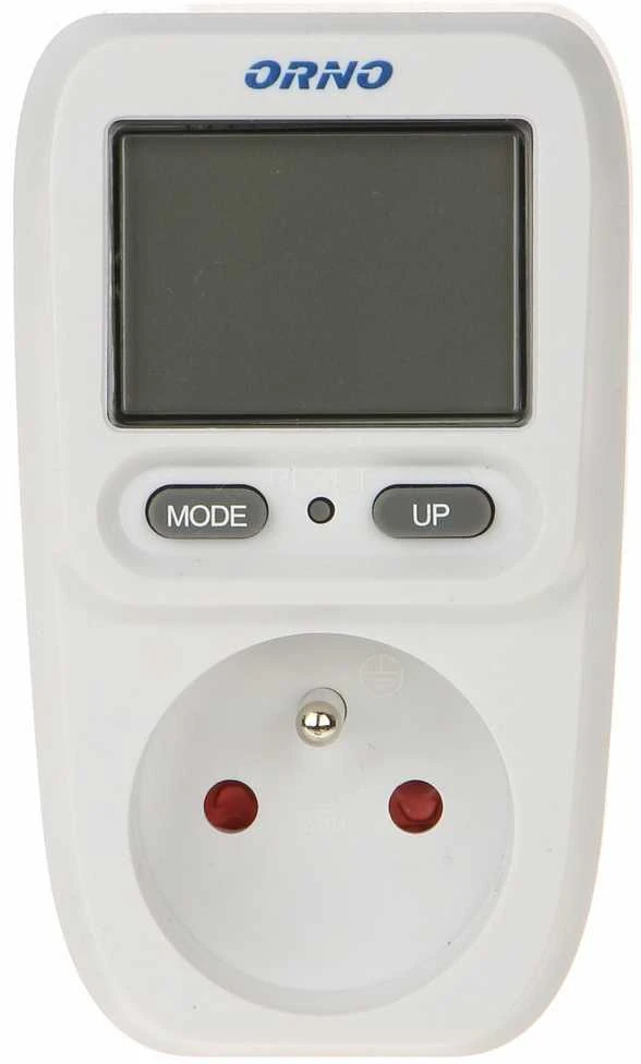 VATMETRAS, ENERGIJOS SU LCD EKRANU SKAIČIUOKLĖ OR-WAT-419 ORNO