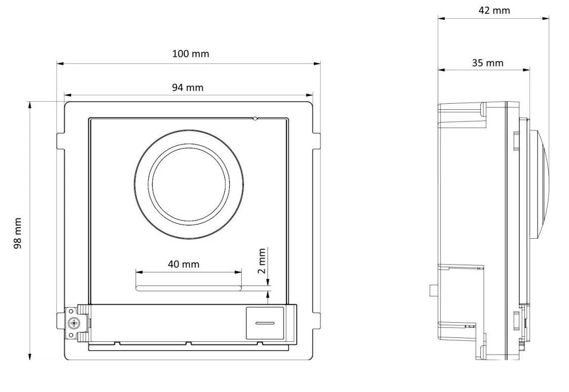 VIDEO DOMOFONO MODELIS DS-KD8003-IME1(B)/EU Hikvision