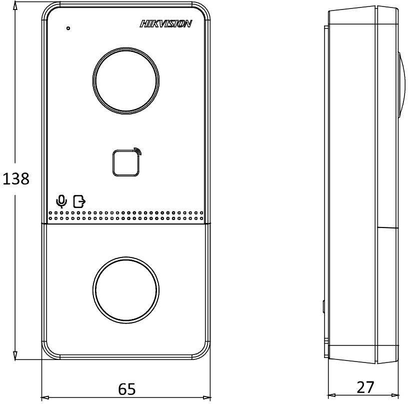 VIDEO DOMOFONO RINKINYS DS-KIS603-P(C) Hikvision