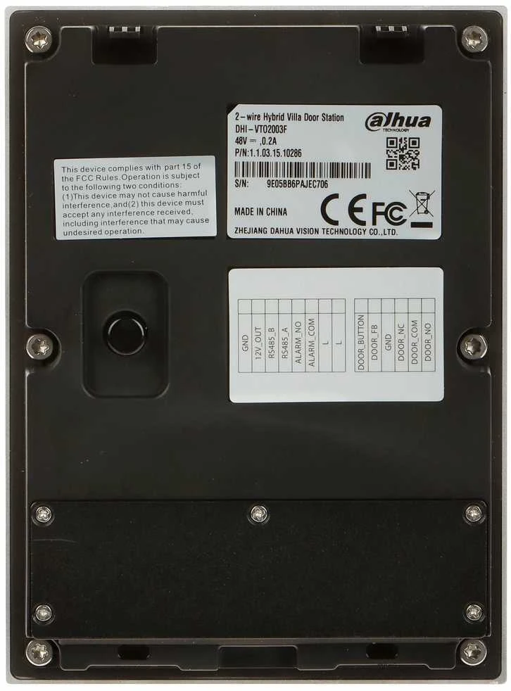 VIDEO DOMOFONO RINKINYS KTX02(S) Wi-Fi / 2-Wire DAHUA