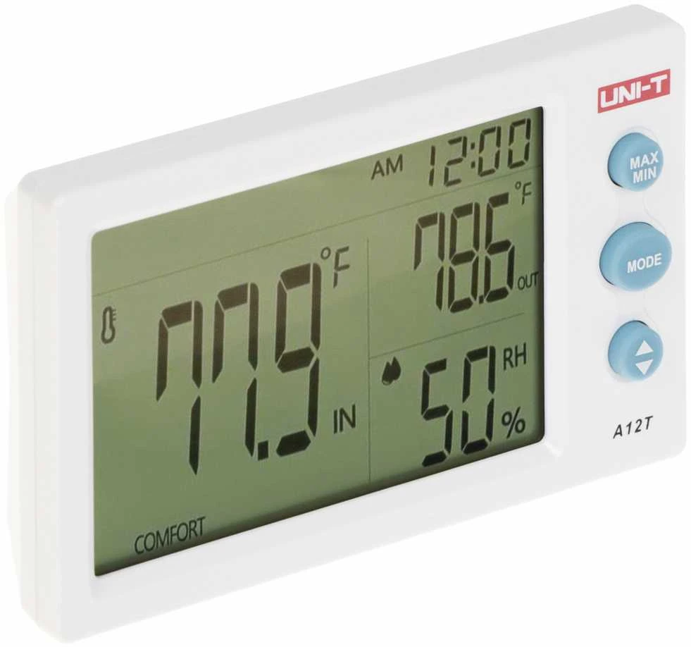 Uni-T A12T temperatūros ir drėgmės matuoklis