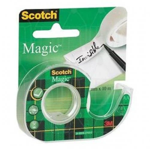 Lipni juostelė 3M Scotch Magic Invisible su laikikliu 810, 19 mm x 7, 5 m