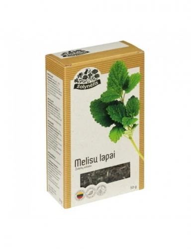 Žolelių arbata ŽOLYNĖLIS Melisų lapai, 50 g