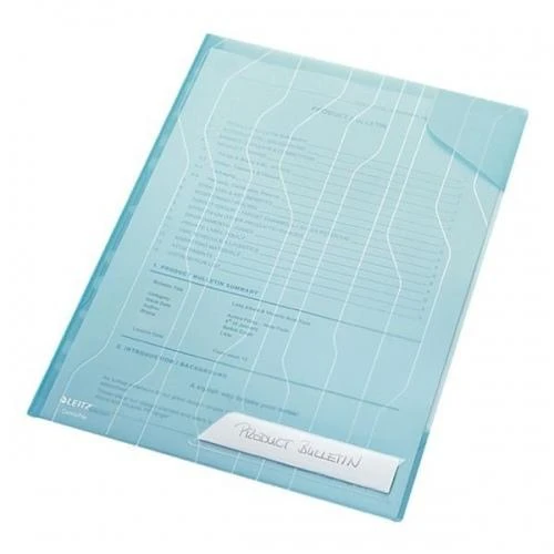 Aplankas L Leitz Combifile, A4, mėlynas, plastikinis 0812-204