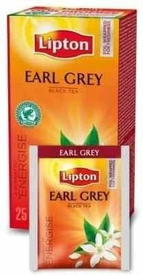 Lipton Earl Grey arbatos pakuotė su maišeliu