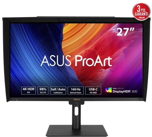 Monitorius ASUS PA27UCGE - 27" | 4K | 98% DCI-P3 | Delta E<1