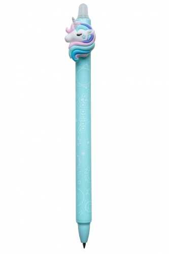Automatinis trinamas rašiklis COLORINO vienaragis, įvairių spalvų, 0,5 mm
