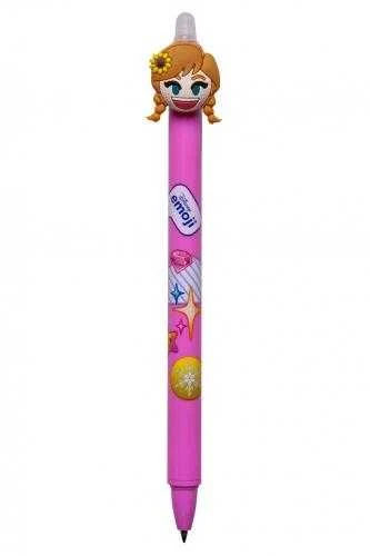 Automatinis trinamas rašiklis COLORINO su DISNEY EMOJI, įvairių spalvų, 0,5 mm