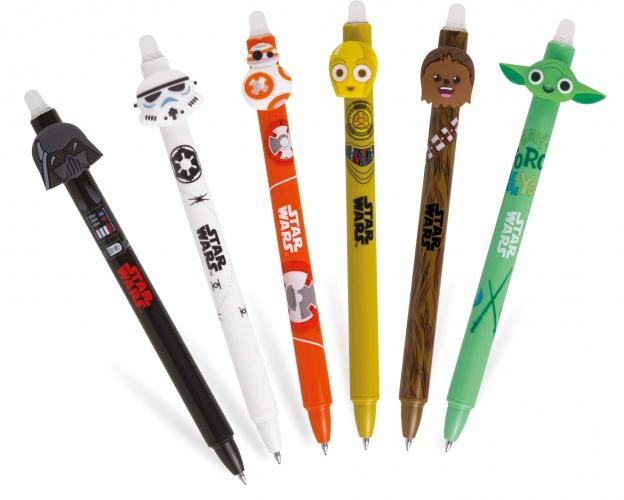 Automatinis trinamasis rašiklis COLORINO Disney Star Wars 0,5mm, mėlynos sp.