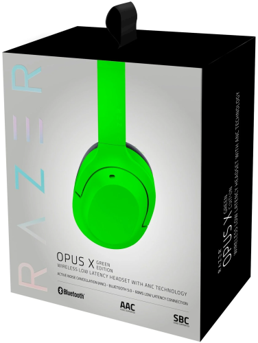 Belaidės Ausinės Razer Opus X, Žalios spalvos