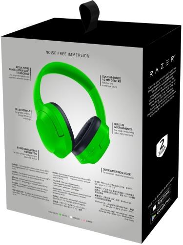 Belaidės Ausinės Razer Opus X, Žalios spalvos