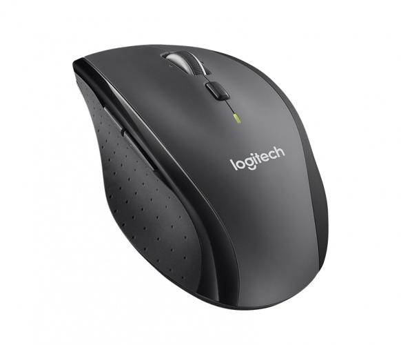 Logitech Marathon M705 Belaidė pelė, RF belaidė, 1000 DPI, Juoda/Pilka