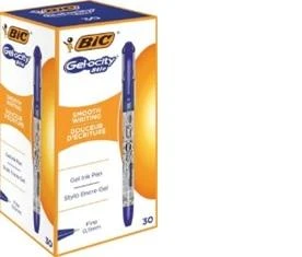 BIC Gel-ocity Stic rašiklių dėžutė 30 vnt.