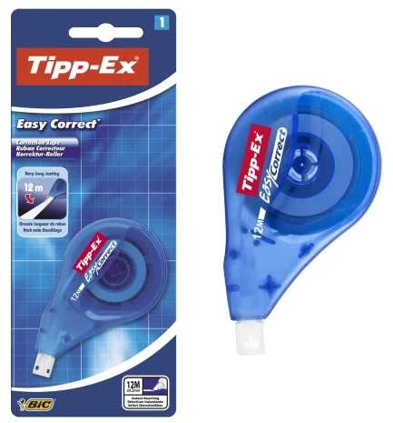 BIC Korekcinė juostelė TIPP-Ex Easy Correct 4,2mm x 12m, pakuotėje 1 vnt.