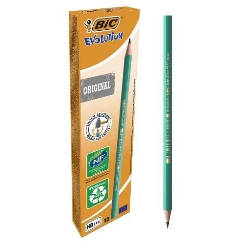 Bic Pieštukas Evolution Original HB, pakuotėje 12 vnt 004608