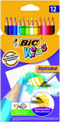 Akvareliniai pieštukai BIC, 12 vienetų