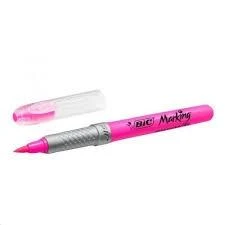 Bic Tekstas žymeklis Highlighter Flex, rožinis, pakuotėje 12 vnt. 494879