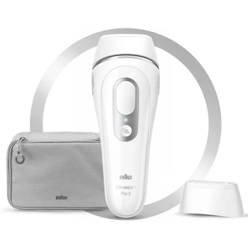 Braun Silk-expert Pro 3 IPL PL3020 balta ir-sidabrinė