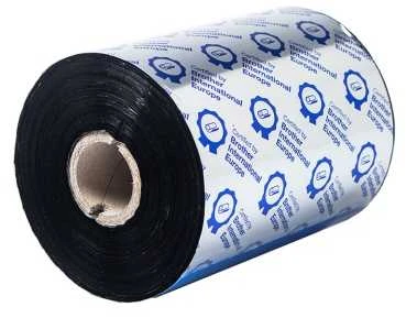 Brother BWS-1D600-110 Standard Wax Terminio perdavimo rašalo juosta 110mm x 600m, Juoda