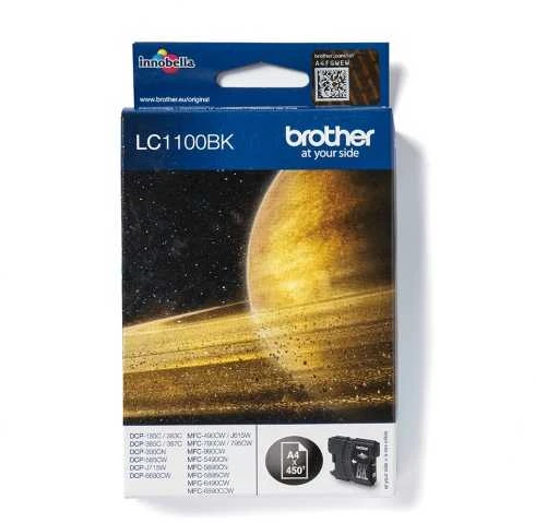BROTHER LC-1100BK TONERIS Juodas 450P