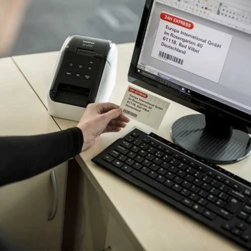 BROTHER QL-810WC DESKTOP LABEL THERMO Spausdintuvas, WIFI, 6.2CM